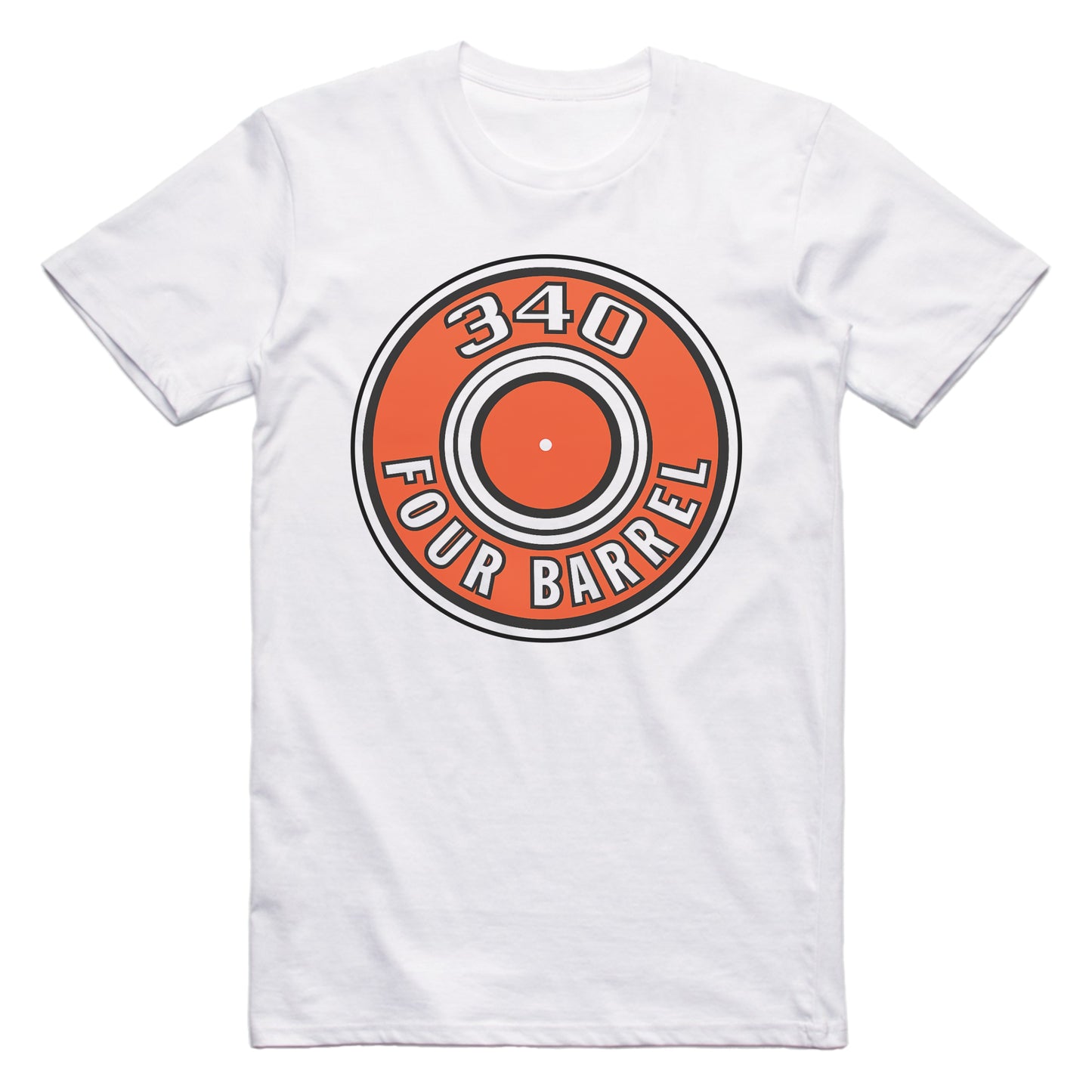 Plymouth 340 Four Barrel Engine Air Cleaner Pie Pan T-shirt