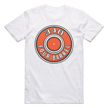 Plymouth 340 Four Barrel Engine Air Cleaner Pie Pan T-shirt