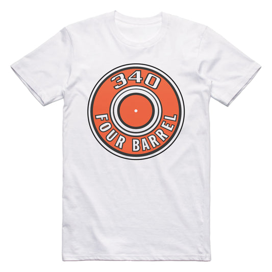 Plymouth 340 Four Barrel Engine Air Cleaner Pie Pan T-shirt
