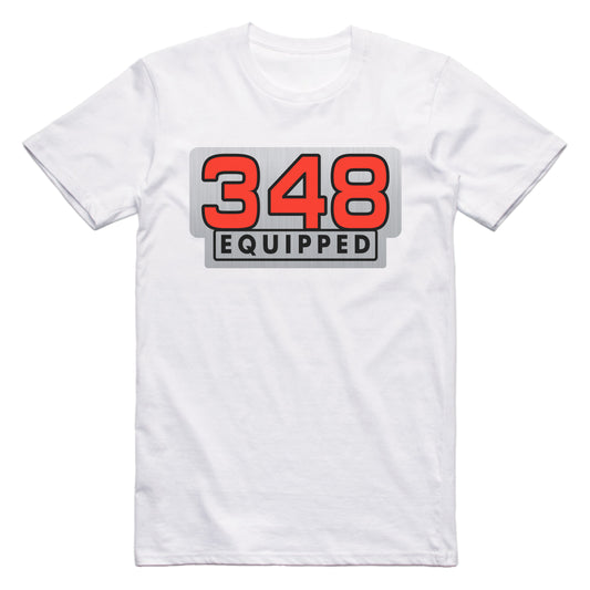 General Motors 348 Equipped Engine Size Car T-shirt