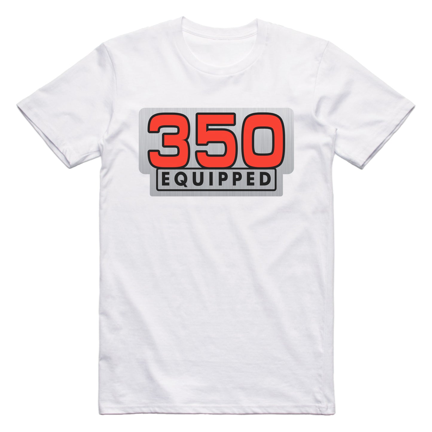 General Motors 350 Equipped Engine Size Car T-shirt