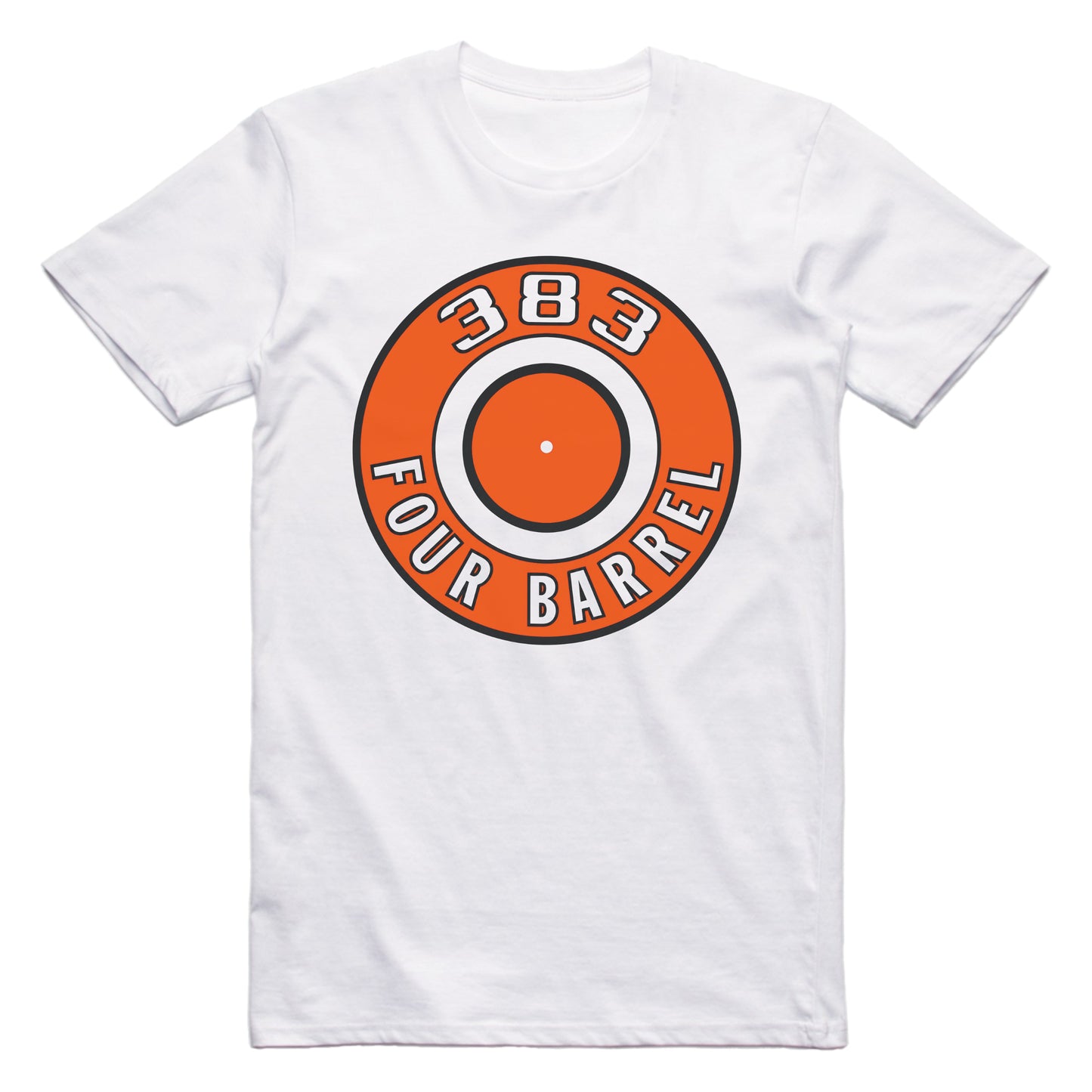 Plymouth 383 Four Barrel Engine Air Cleaner Pie Pan T-shirt