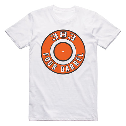 Plymouth 383 Four Barrel Engine Air Cleaner Pie Pan T-shirt