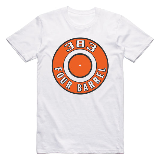 Plymouth 383 Four Barrel Engine Air Cleaner Pie Pan T-shirt
