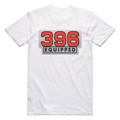 General Motors 396 Equipped Engine Size Car T-shirt