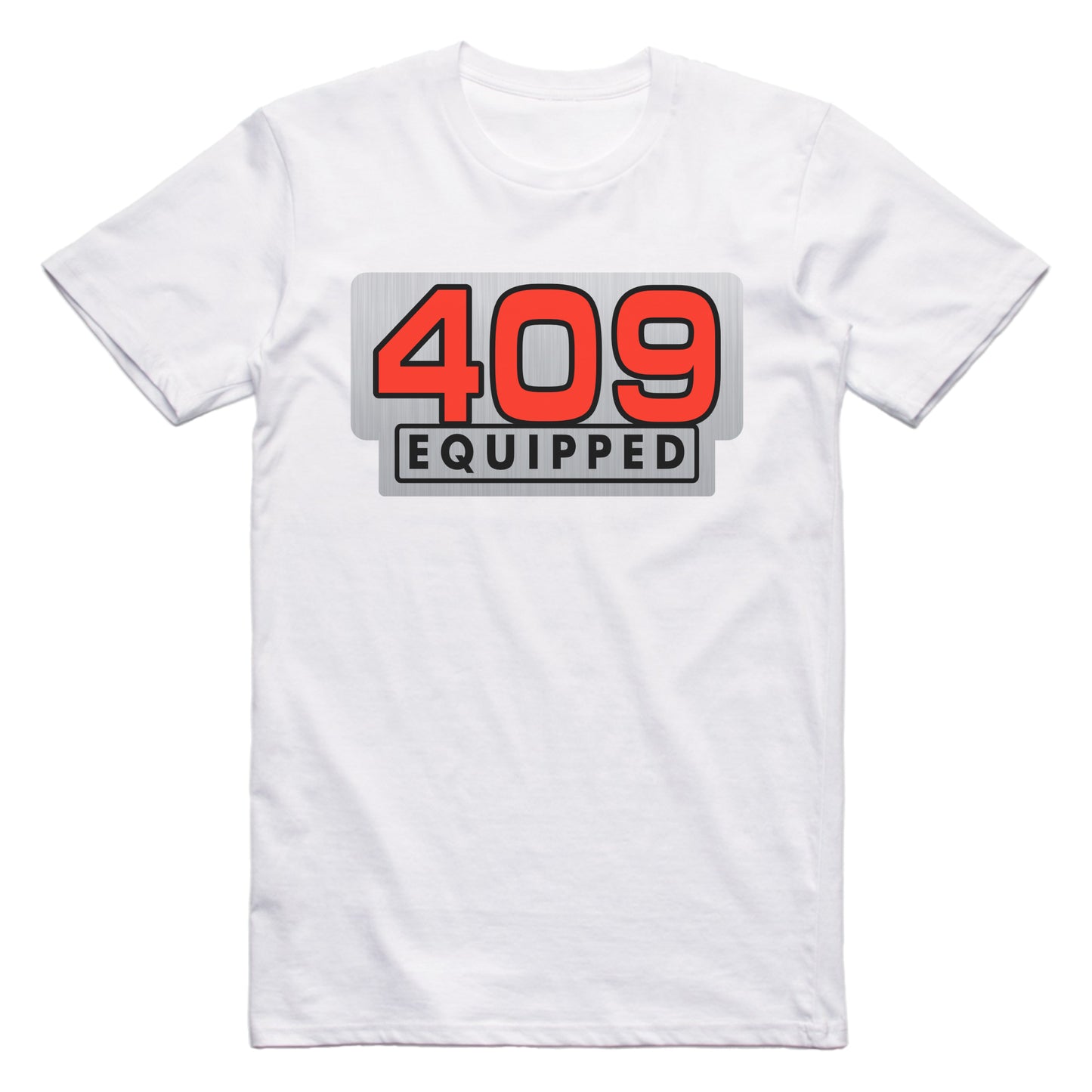 General Motors 409 Equipped Engine Size Car T-shirt