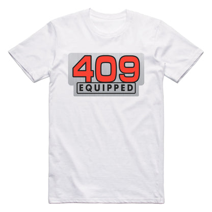 General Motors 409 Equipped Engine Size Car T-shirt
