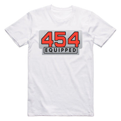 General Motors 454 Equipped Engine Size Car T-shirt