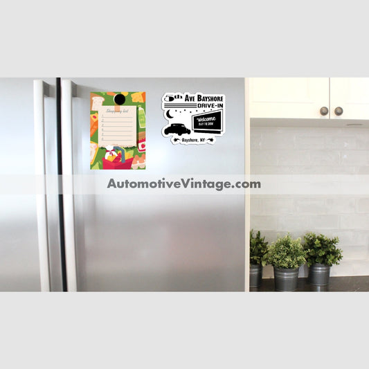 5Th Avenue Bayshore Drive-In New York Drive In Movie Magnet