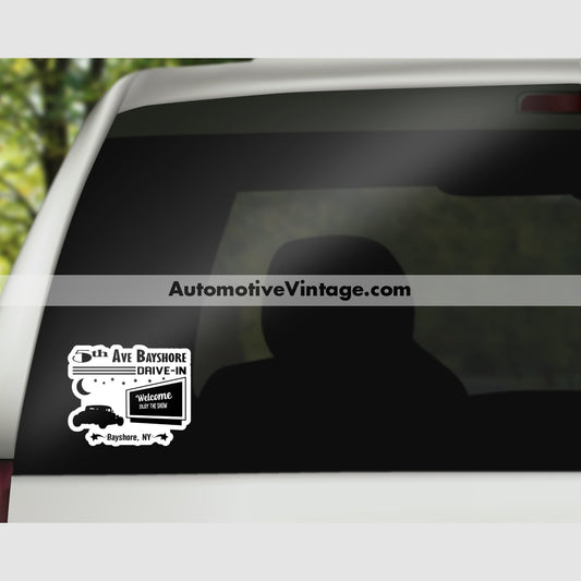 5Th Avenue Bayshore Drive In New York Drive-In Sticker Stickers