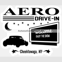 Aero Drive In Cheektowaga New York Drive-In Sticker Stickers