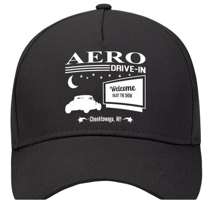 Aero Drive-In Cheektowaga New York Drive In Movie Hat Black