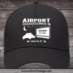 Airport Drive-In Johnson City New York Drive In Movie Hat Black
