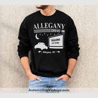 Allegany Drive-In New York Drive In Sweatshirt Black / S