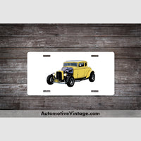 American Graffiti 1932 Ford Famous Car License Plate White