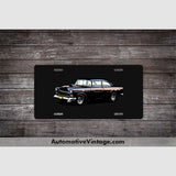 American Graffiti 1955 Chevy Famous Car License Plate Black