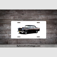 American Graffiti 1955 Chevy Famous Car License Plate White