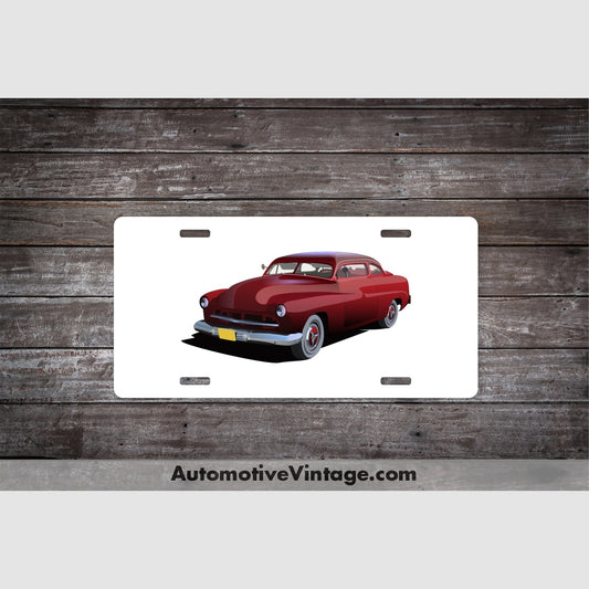 American Graffiti Pharoahs Merc Famous Car License Plate White