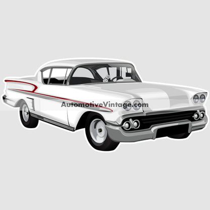 American Graffiti 1958 Chevrolet Famous Car Wall Sticker