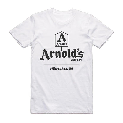 Happy Days Arnolds Television T-Shirt White / S T-Shirt