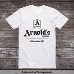 Happy Days Arnolds Television T-Shirt White / S T-Shirt