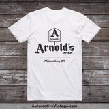 Happy Days Arnolds Television T-Shirt White / S T-Shirt