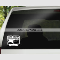 Auto Vision Drive In East Greenbush New York Drive-In Sticker Stickers