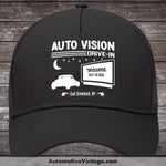 Auto Vision Drive-In East Greenbush New York Drive In Movie Hat Black