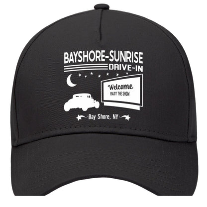 Bayshore-Sunrise Drive-In Bayshore New York Drive In Movie Hat Black