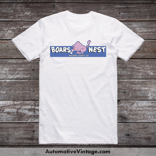 The Boars Nest Car Movie T-Shirt White / S T-Shirt