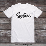 Buick Skylark Emblem Classic Muscle Car T-Shirt White / S Model T-Shirt
