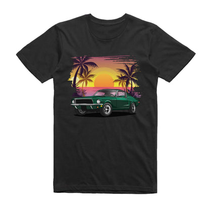 Bullitt Ford Mustang Famous Car T-shirt