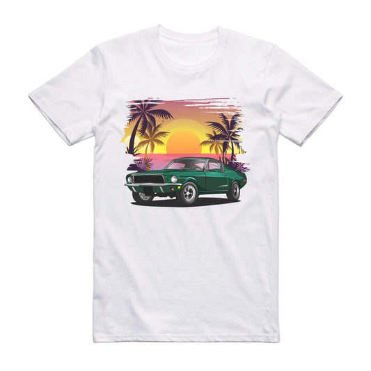 Bullitt Ford Mustang Famous Car T-shirt