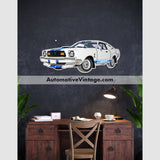 Charlies Angels Ford Mustang Cobra 2 Famous Car Wall Sticker 12 Wide