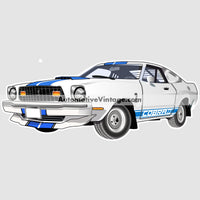Charlies Angels Ford Mustang Cobra 2 Famous Car Wall Sticker