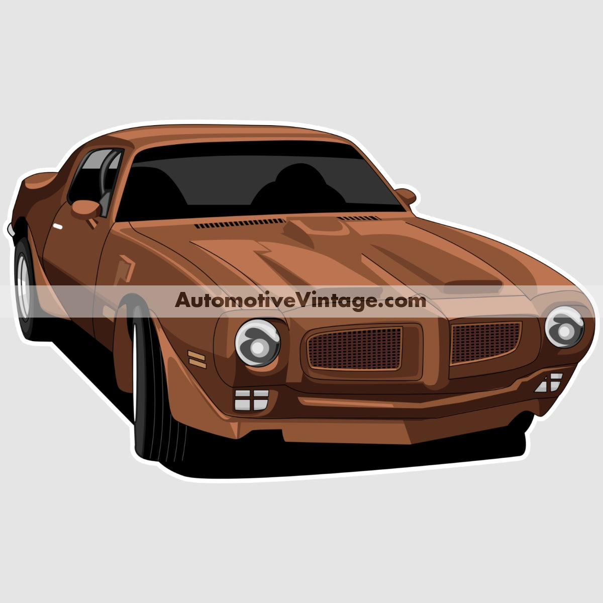 Chips Ponch Pontiac Firebird Famous Car Wall Sticker