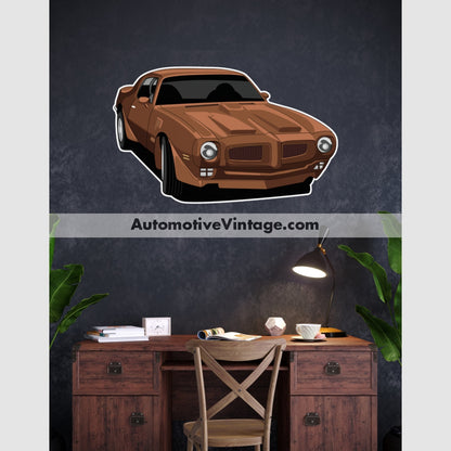 Chips Ponch Pontiac Firebird Famous Car Wall Sticker 12 Wide