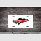 Christine Plymouth Fury Famous Car License Plate White