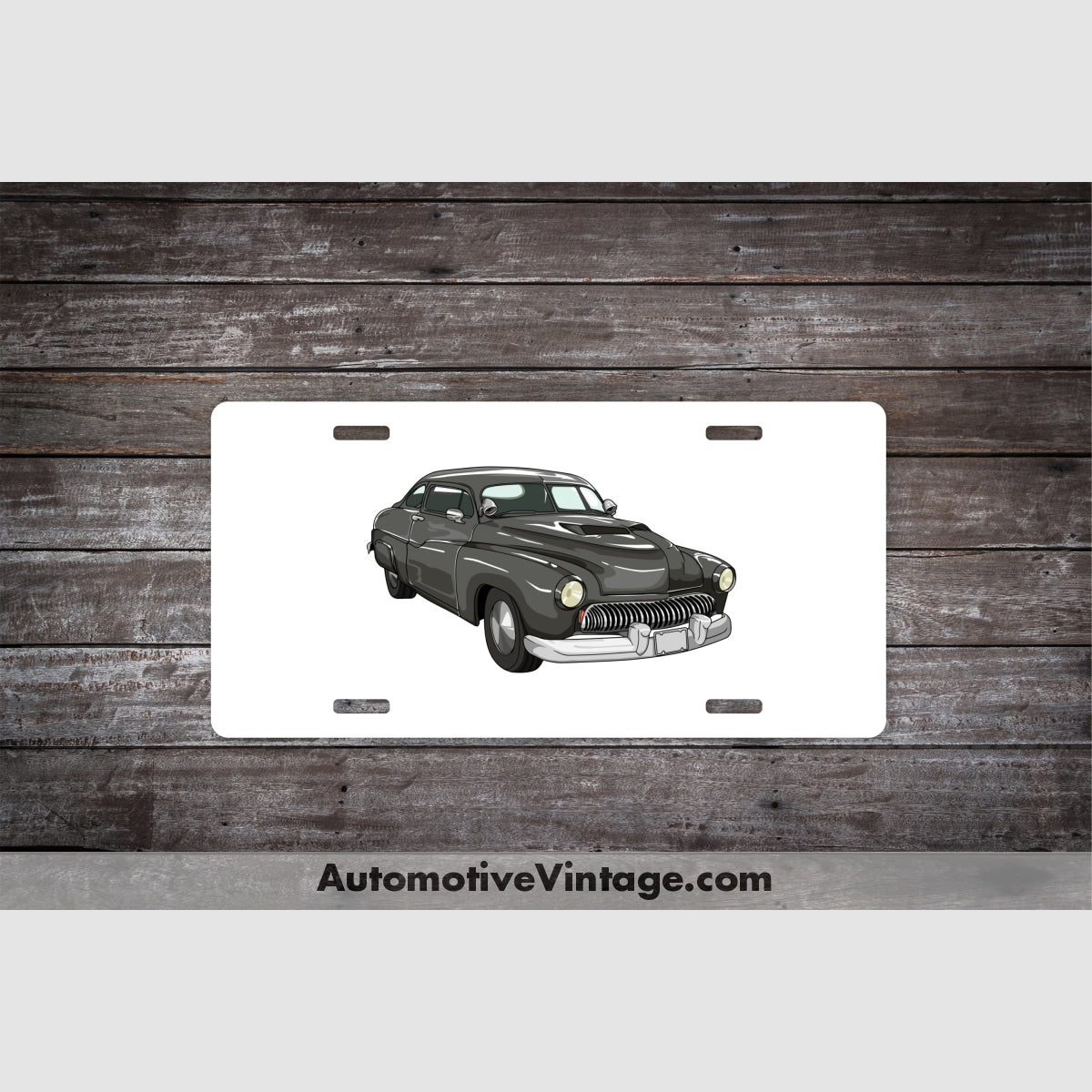 Cobra Merc Famous Car License Plate White