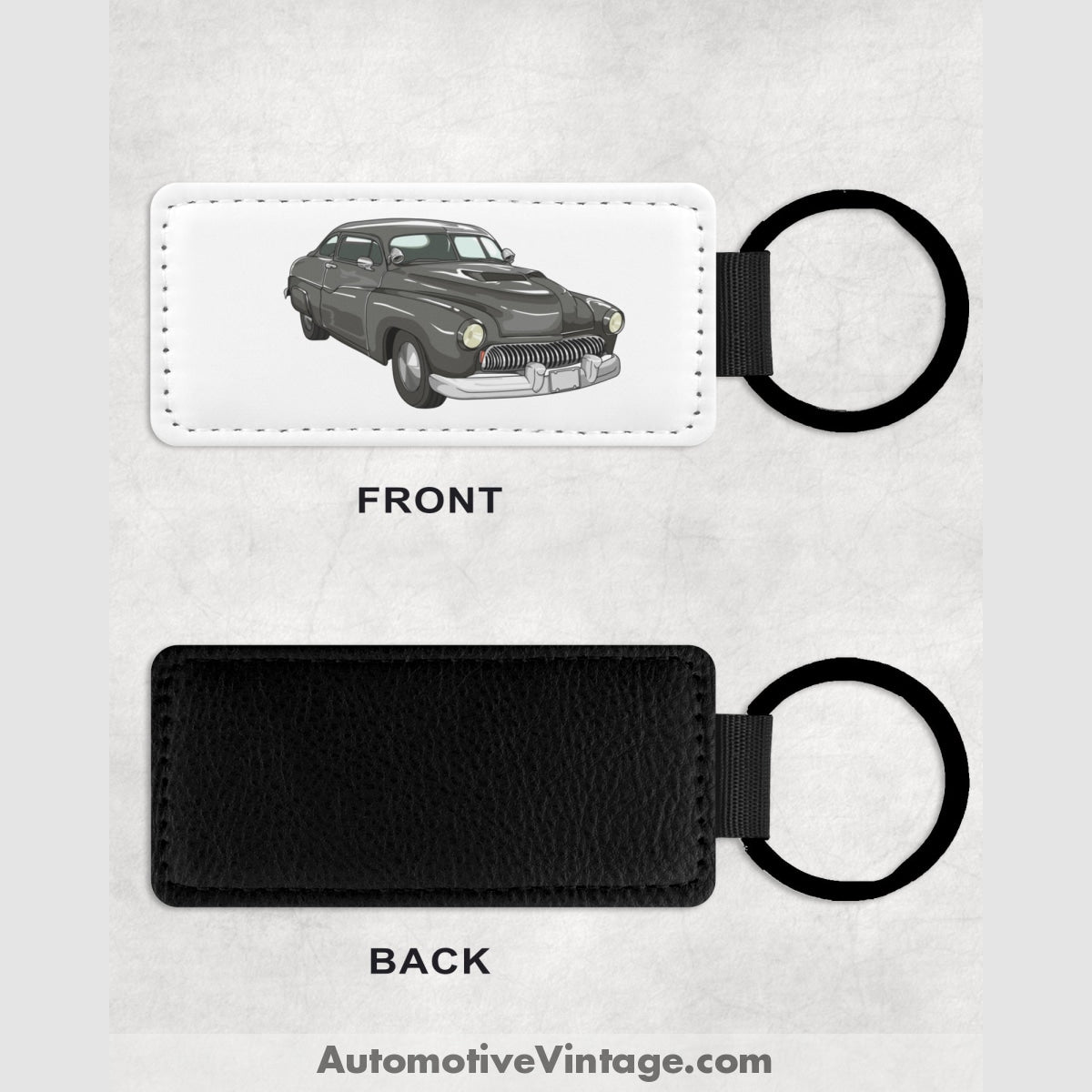 Cobra 1950 Mercury Famous Car Leather Key Chain Keychains