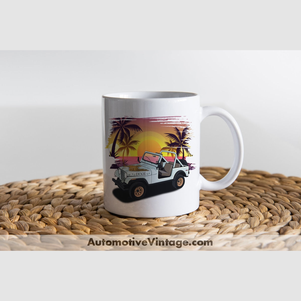 Dukes Of Hazzard Daisy Duke Famous Car Coffee Mug White