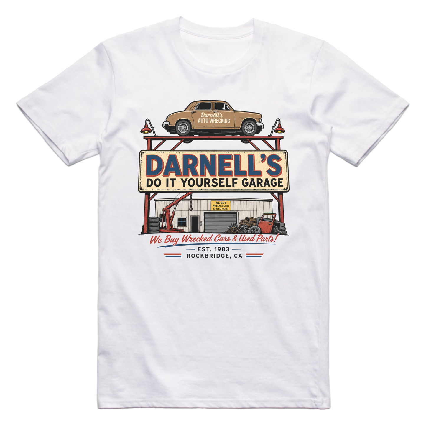 Darnells Garage Christine Movie T-shirt