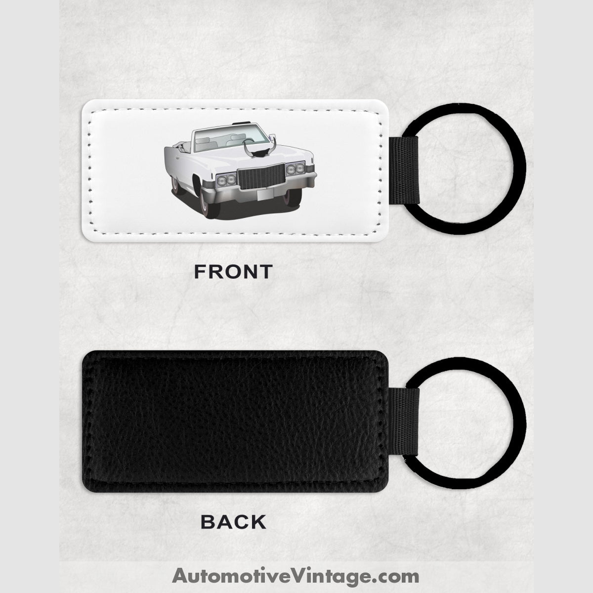 Dukes Of Hazzard Boss Hogg Cadillac Famous Car Leather Key Chain Keychains