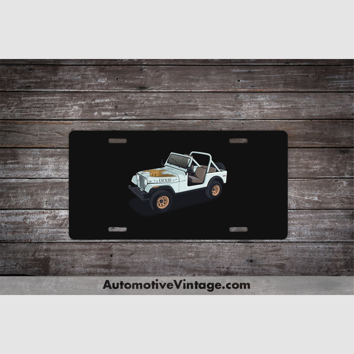 Dukes Of Hazzard Daisy Duke Famous Car License Plate Black