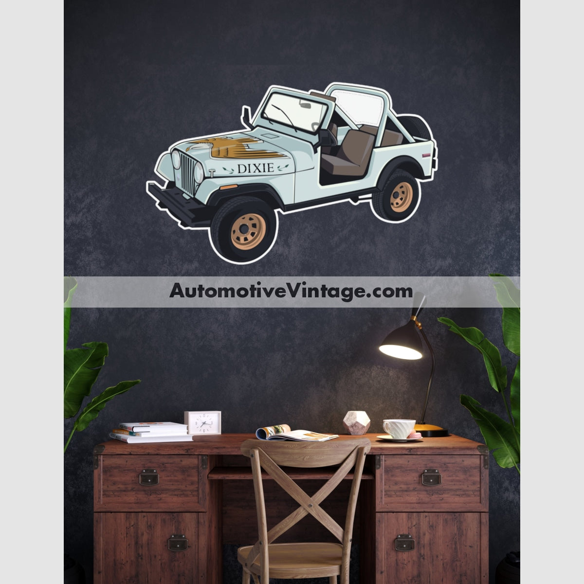 Dukes Of Hazzard Daisy Duke Famous Car Wall Sticker 12 Wide