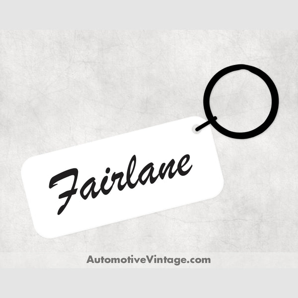Ford Fairlane Car Model Metal Keychain Keychains