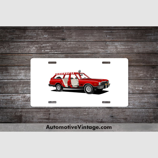 Fantasy Island Plymouth Volare Famous Car License Plate White