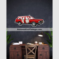 Fantasy Island Plymouth Volare Famous Car Wall Sticker 12 Wide