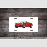 Ferris Bueller Ferrari Famous Car License Plate White