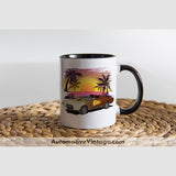 Fireball 500 Plymouth Barracuda Famous Car Coffee Mug Black & White Two Tone